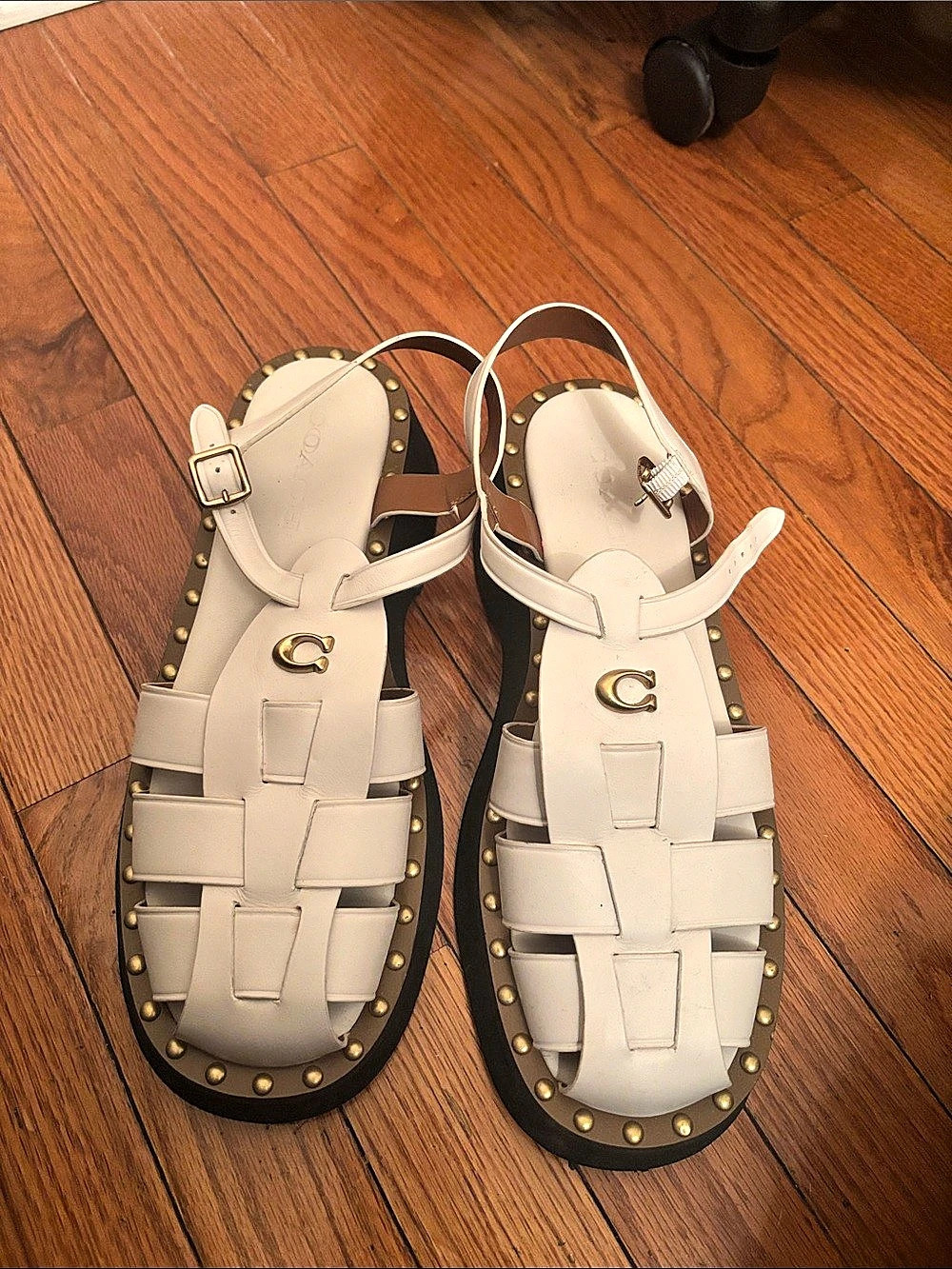 Coach Sandal Cream Sandals